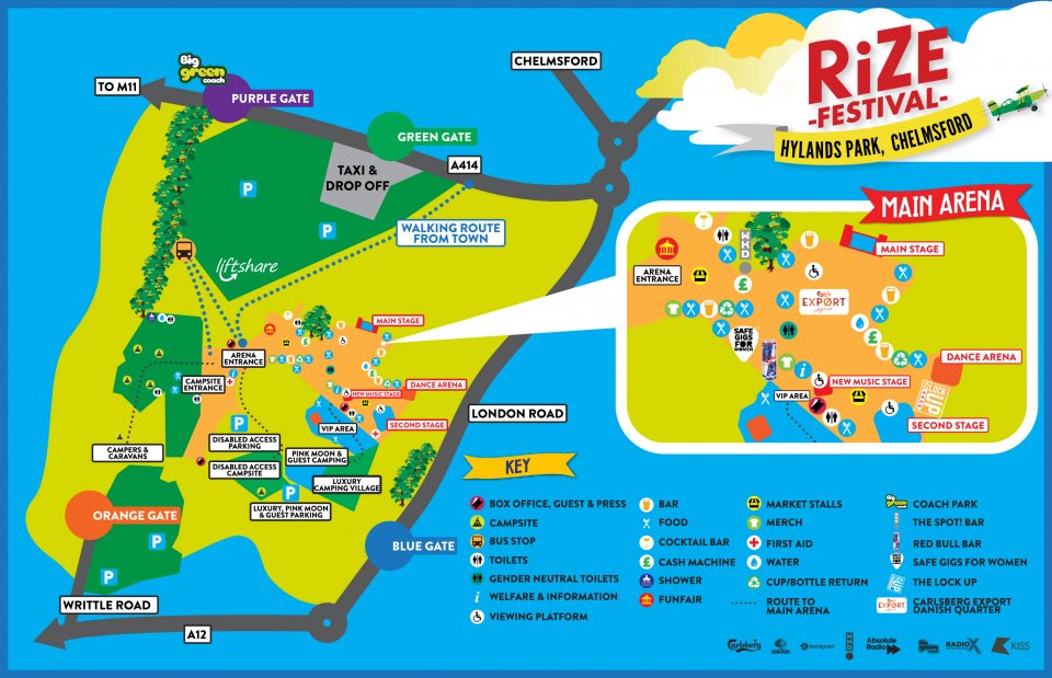 rize festival map
